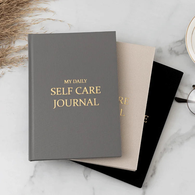 LABON Fabric Covers Self Help My Daily Self Care Mindfulness Motivation Planner and Journal